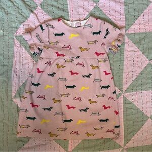 Zara Kids Dachshund print dress SZ 3/4 104cm